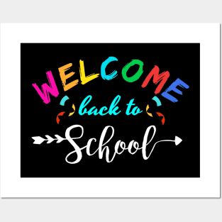 Welcome Back To School Funny Teacher Love Posters and Art